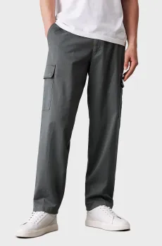 Мужские серые карго REGULAR STRAIGHT CARGO Серый 34-32 Calvin Klein Jeans J30J326829