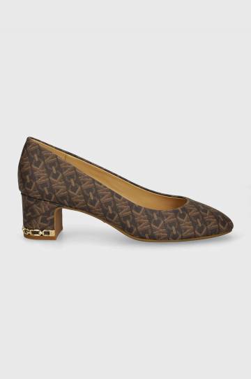 Туфли MICHAEL Michael Kors June цвет коричневый каблук кирпичик 40T4JUMP1B 212 Туфли MICHAEL Michael Kors June цвет коричневый каблук кирпичик 40T4JUMP1B 212