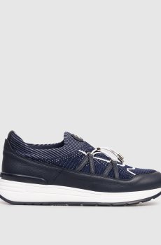 Синие комбинированные кроссовки