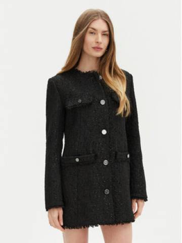 Guess Демісезонний плащ W5RL20 WGVS2 Чорний Regular Fit Guess Демісезонний плащ W5RL20 WGVS2 Чорний Regular Fit
