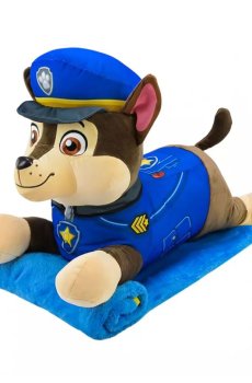 Детская игрушка-подушка с пледом Kids Hits Paw Patrol синяя, от 3 лет (KH71/001L)