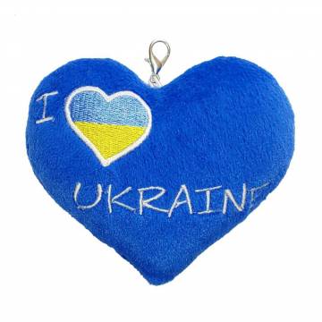 Сердце-брелок Tigres I Love Ukraine, от 1 года (ПД-0432) Сердце-брелок Tigres I Love Ukraine, от 1 года (ПД-0432)
