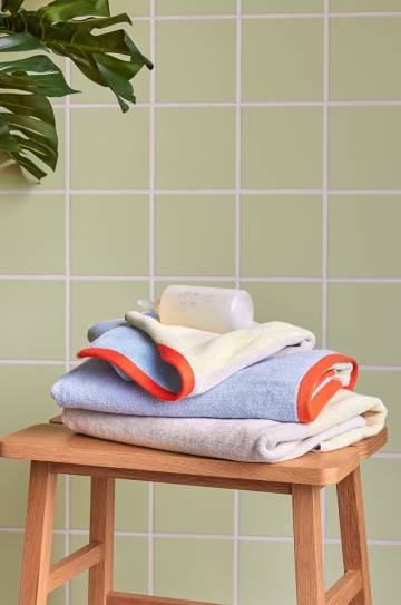 Хлопковое полотенце Hübsch Block 50x100 cm Хлопковое полотенце Hübsch Block 50x100 cm