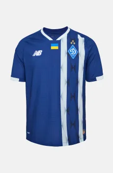 Мужская синяя футболка ФК «Динамо» Київ Away Athlete Синий L New Balance MT62458GAWY