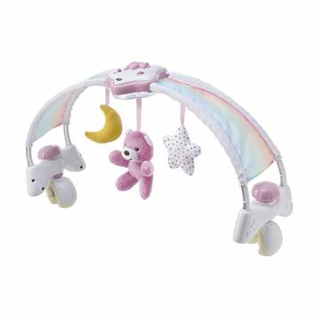 Детская игрушка на кроватку Chicco Радужное сияние, розовая, с рождения, 60*13.5*25 см (10473.10) Детская игрушка на кроватку Chicco Радужное сияние, розовая, с рождения, 60*13.5*25 см (10473.10)