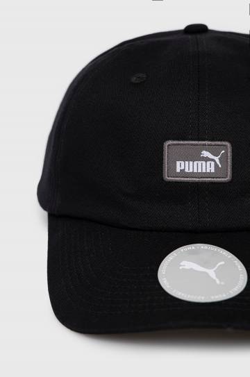 Хлопковая кепка Puma 2366901 цвет чёрный с аппликацией 02366901-01 Хлопковая кепка Puma 2366901 цвет чёрный с аппликацией 02366901-01