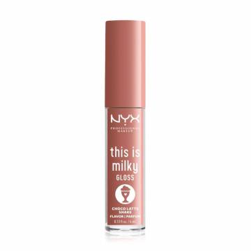 Ароматизированный блеск для губ NYX Professional Makeup This Is Milky Gloss Milkshakes 19 Choco Latte Shake, 4 мл Ароматизированный блеск для губ NYX Professional Makeup This Is Milky Gloss Milkshakes 19 Choco Latte Shake, 4 мл