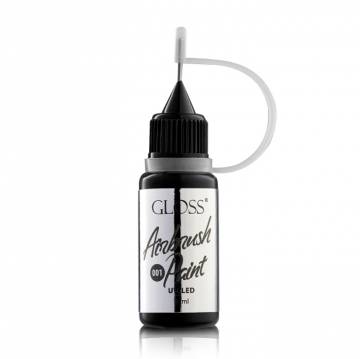 Краска для аэрографа Gloss Airbrush Paint UV/LED 001, 12 мл Краска для аэрографа Gloss Airbrush Paint UV/LED 001, 12 мл