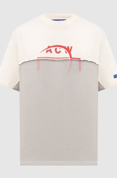 Бежевая футболка Split