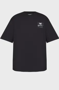 Мужская черная футболка MAGLIETTA Черный S Diesel A19746 RPATI