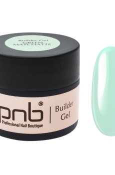 Моделирующий гель для ногтей PNB UV/LED Builder Gel, Green Matchatte, 5 мл