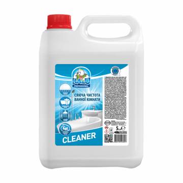 Профессиональное средство для мытья сантехники и керамики BALU Professional Cleaner, 5 л Профессиональное средство для мытья сантехники и керамики BALU Professional Cleaner, 5 л