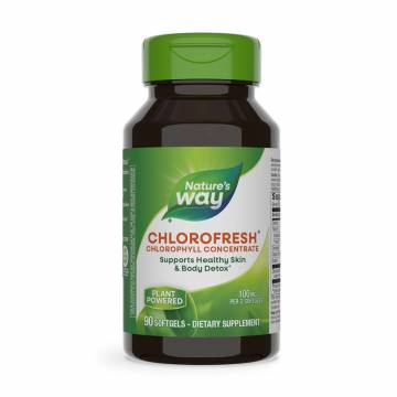 Концентрированный хлорофилл Natures Way Chlorofresh, 90 гелевых капсул Концентрированный хлорофилл Natures Way Chlorofresh, 90 гелевых капсул