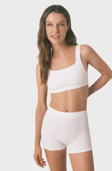 Женские белые трусики Белый M womensecret 5122026