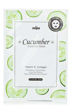 Огуречная тканевая маска для лица Konad Niju Cucumber Essence Mask, 17 мл