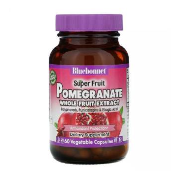 Экстракт плодов граната Bluebonnet Nutrition Pomegranate Whole Fruit Extract, 60 капсул Экстракт плодов граната Bluebonnet Nutrition Pomegranate Whole Fruit Extract, 60 капсул