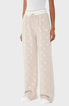 Женские бежевые спортивные брюки с узором Бежевый M Guess V5BB00.K1902;COCB