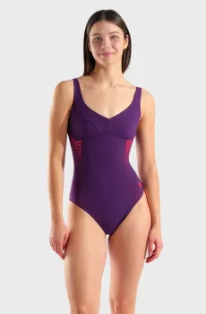 Женский фиолетовый купальник NICESENESS SWIMSUIT U BACK Фиолетовый 48 Arena 010253-904