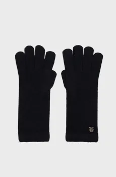 Женские темно-синие перчатки TH MONOGRAM GLOVES Синий S-M Tommy Hilfiger AW0AW16656