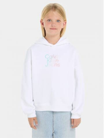 Calvin Klein Jeans Світшот Gradient IG0IG02422 D Білий Relaxed Fit Calvin Klein Jeans Світшот Gradient IG0IG02422 D Білий Relaxed Fit