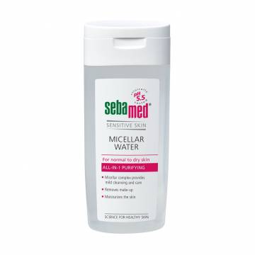 Мицеллярная вода для лица Sebamed Sensitive Skin Micellar Water для нормальной и сухой кожи, 200 мл Мицеллярная вода для лица Sebamed Sensitive Skin Micellar Water для нормальной и сухой кожи, 200 мл