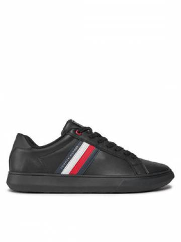 Tommy Hilfiger Снікерcи Essential Leather Cupsole FM0FM04921 Чорний Tommy Hilfiger Снікерcи Essential Leather Cupsole FM0FM04921 Чорний