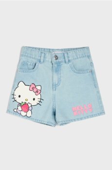 Джинсові шорти Hello Kitty - синій