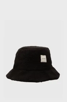 Женская черная панама BOUCLE Черный ONESIZE Calvin Klein LV04F5055G