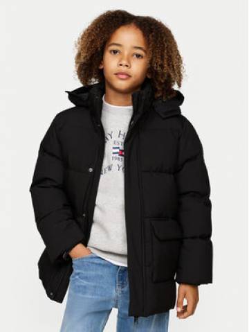 Tommy Hilfiger Пуховик KB0KB09401 Чорний Regular Fit Tommy Hilfiger Пуховик KB0KB09401 Чорний Regular Fit