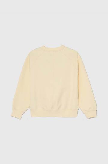 Детская кофта Calvin Klein Jeans цвет жёлтый с аппликацией IB0IB02281 Детская кофта Calvin Klein Jeans цвет жёлтый с аппликацией IB0IB02281