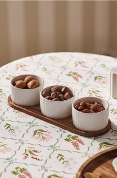 Таця сервірувальна - бежевий