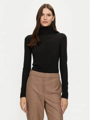 Tommy Hilfiger Гольф WW0WW43098 Чорний Slim Fit