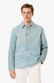Мужская голубая рубашка Голубой 39 Lacoste CH5630MKU