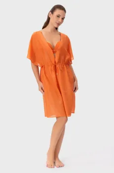 Женская оранжевая туника Оранжевый ONESIZE MARC&ANDRE CU26-03