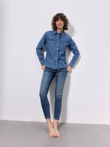 Reserved - Джинси slim fit з вузькою посадкою - синій - 089AO-55J Reserved - Джинси slim fit з вузькою посадкою - синій - 089AO-55J