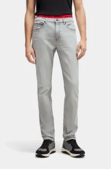 Мужские серые джинсы Серый 38-32 HUGO 5880