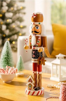 Різдвяна декорація – Лещата для горіхів - різнобарвний