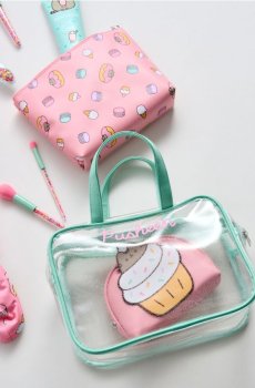 Косметички, 3 шт. Pusheen The Cat - різнобарвний