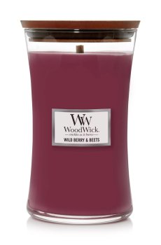 Ароматическая свеча в стакане WoodWick Hourglass Candle Large Wild Berry & Beets, 609 г