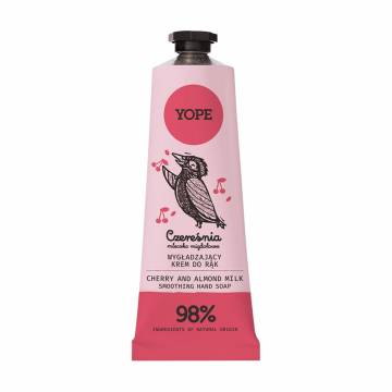 Крем для рук Yope Cherry And Almond Milk Smoothing Hand Soap, 50 мл