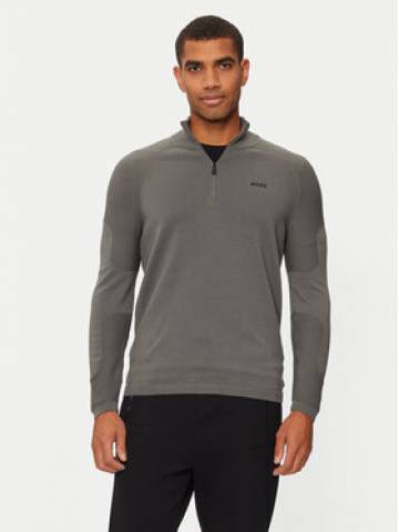 Boss Светр Perform-X_QZ 50498525 Сірий Regular Fit Boss Светр Perform-X_QZ 50498525 Сірий Regular Fit