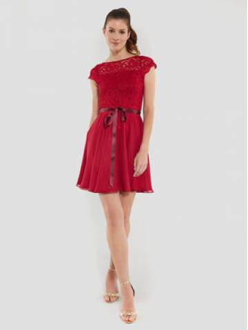Swing Коктейльна сукня 77760510 Червоний Regular Fit Swing Коктейльна сукня 77760510 Червоний Regular Fit