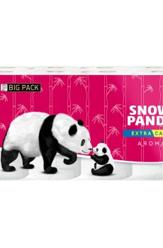 Туалетная бумага Сніжна Панда Extra Care Aroma белая, 4-слойная, 16 рулонов