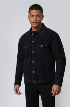 Джинсова куртка trucker - чорний