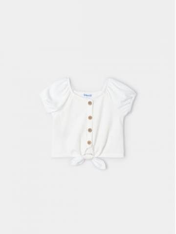 Mayoral Блузка 3086 Écru Slim Fit Mayoral Блузка 3086 Écru Slim Fit