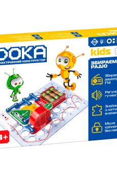 Електронний конструктор Doka Збираємо радіо 6 схем (D70703)