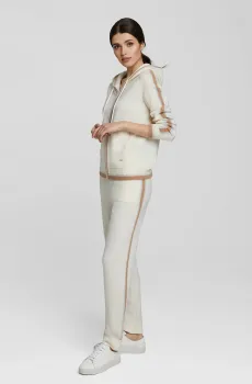 Женские серые кашемировые брюки Серый 40 MARC&ANDRE W23-00CH0210