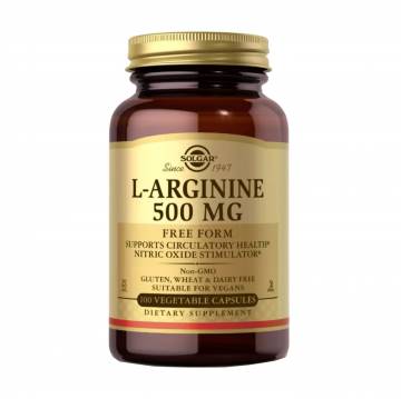 L-Аргинин Solgar L-Arginine 500 мг, 100 капсул