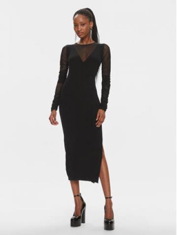 Pinko Трикотажна сукня Bergamotto 103019 A1KX Чорний Slim Fit Pinko Трикотажна сукня Bergamotto 103019 A1KX Чорний Slim Fit