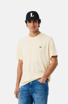 Мужская бежевая футболка Бежевый XS Lacoste TH7318056